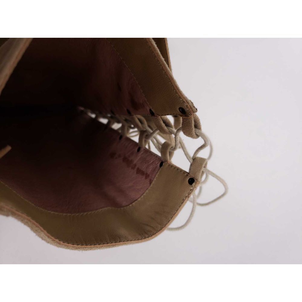 Joie Aubrey Suede Lace Up Peep Toe Knee Boots - Picture 7 of 8